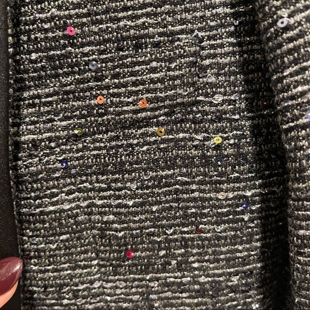 NWT Saint Laurent tweed blazer with sequins - Picture 7 of 9
